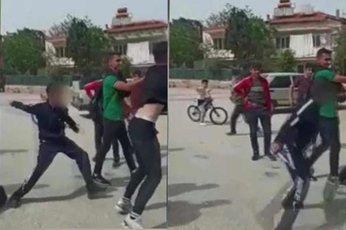 Okul bahçesinde bıçaklı kavga: 1 çocuk yaralı