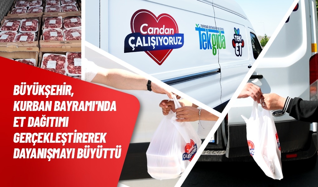 Tekirdağ Büyükşehir’den anlamlı dayanışma