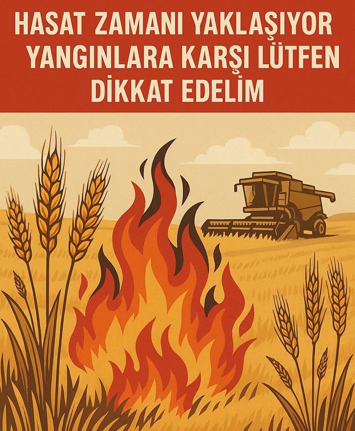 Anız yakmayalım, izmarit atmayalım!