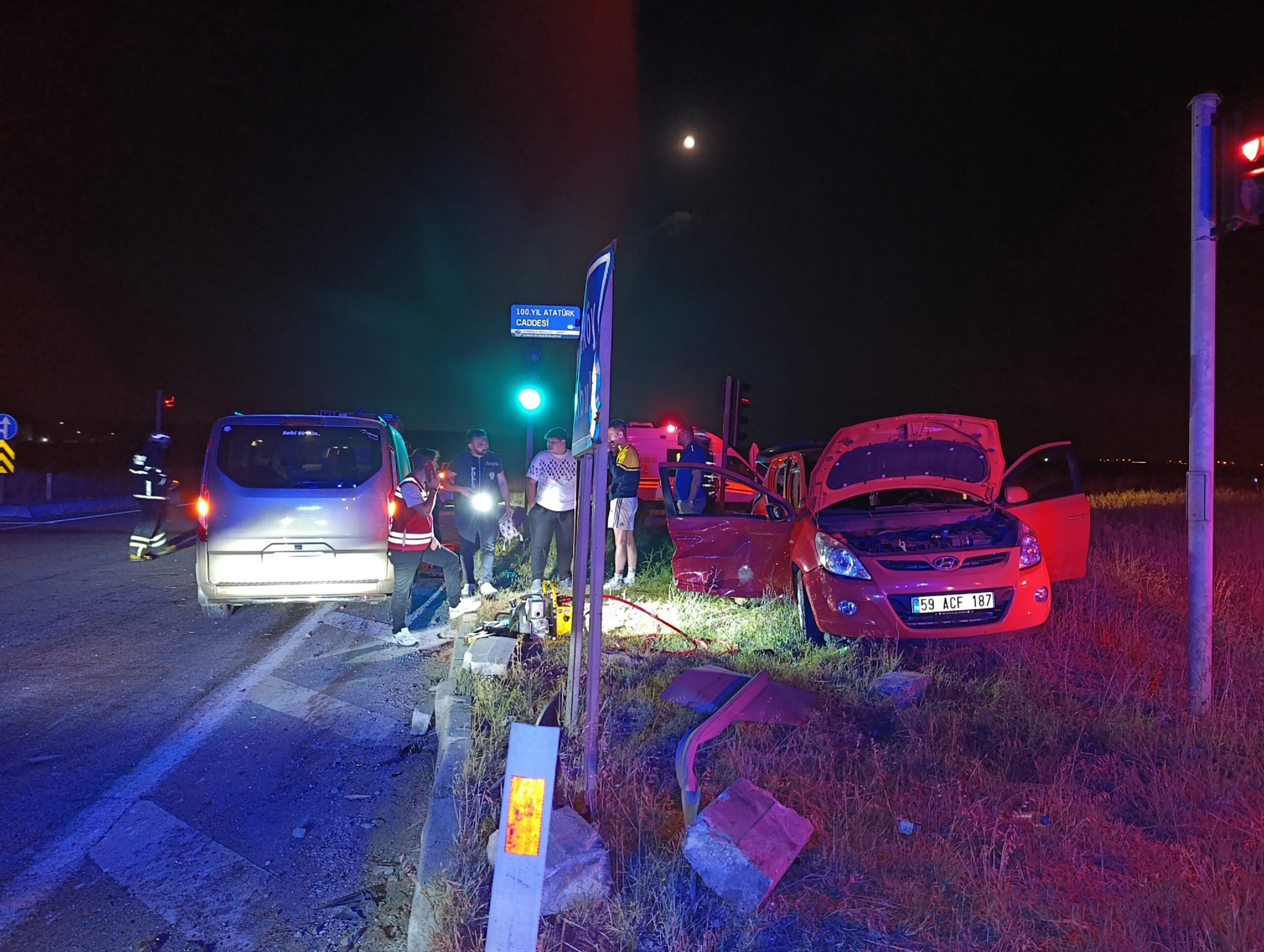 Işığı ihlal edince olan oldu