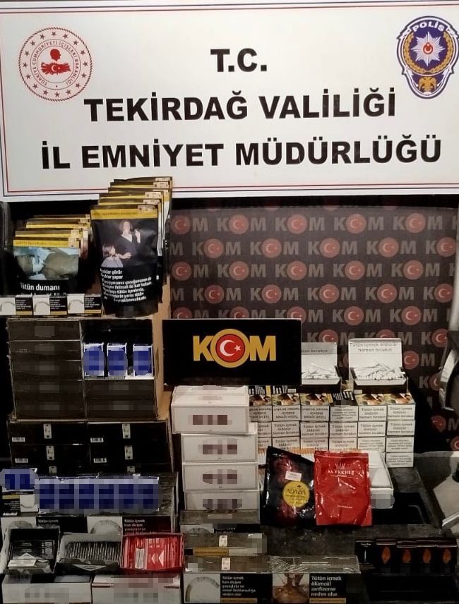 Süleymanpaşa’da tütün ve makaron operasyonu