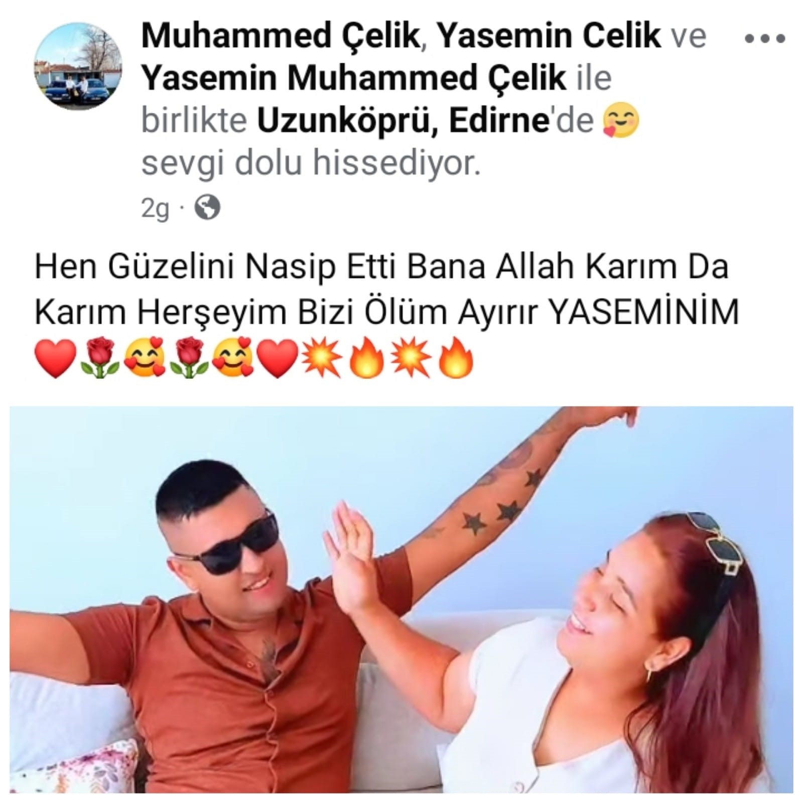 Kazadan 2 gün önce “Bizi ölüm ayırır” demiş