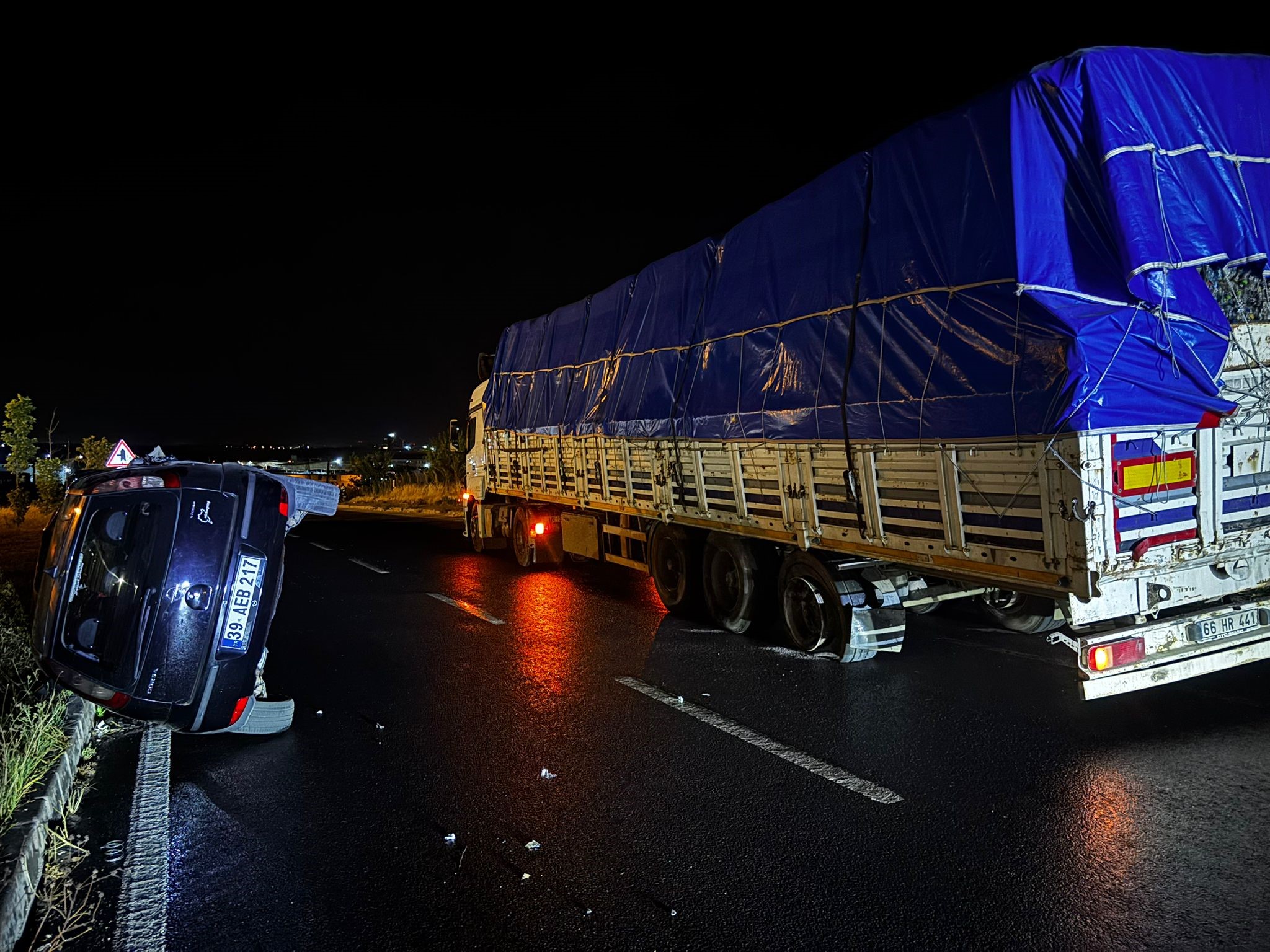Lüleburgaz’da trafik kazası: 2 yaralı