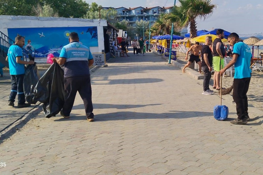 Festival sırasında belediye tam kadro sahadaydı