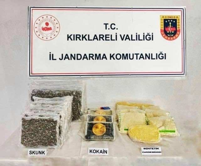 Operasyonun adresi Kırklareli: 100 milyon liralık uyuşturucu!