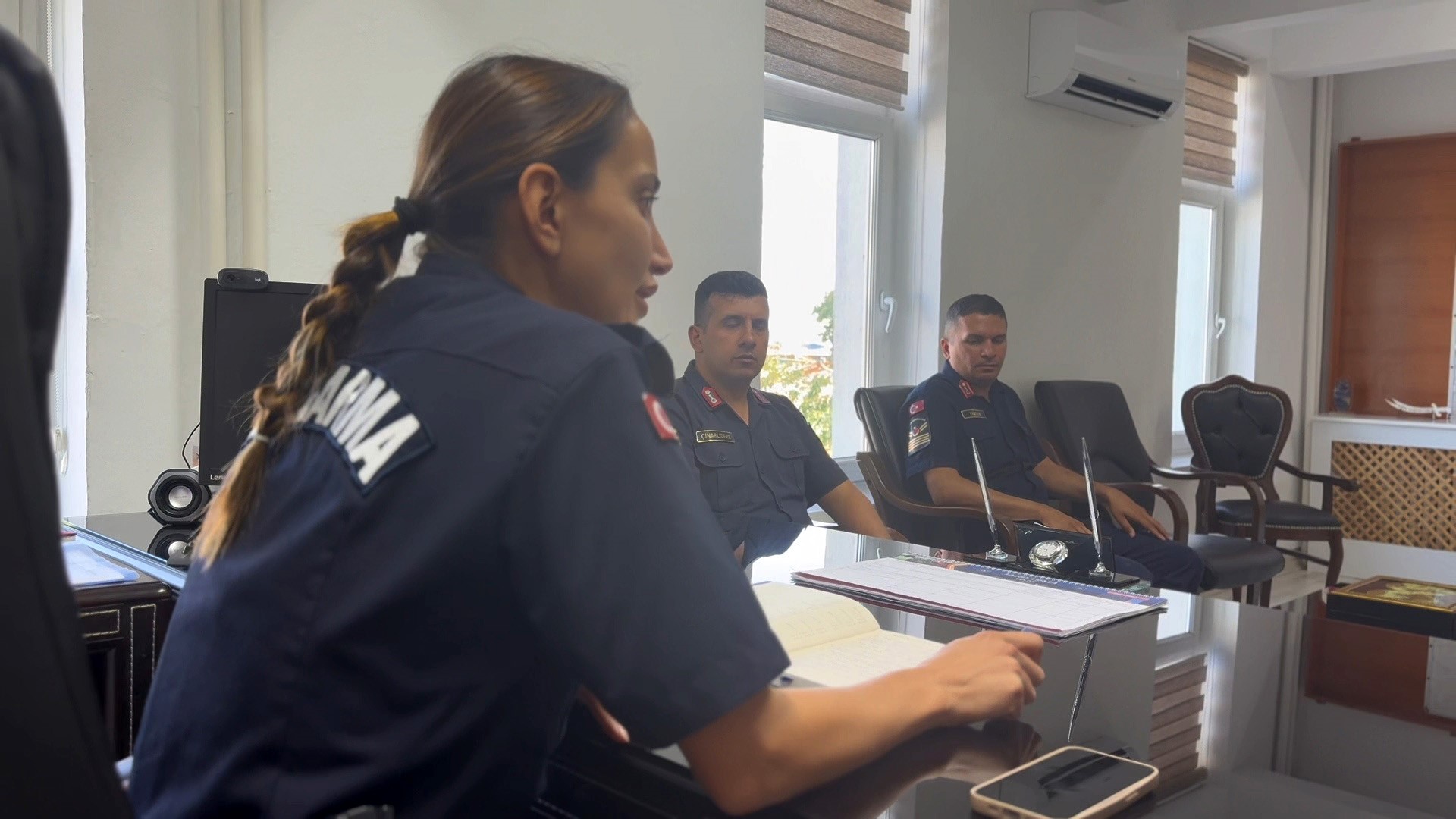 Tekirdağ’ın ilk kadın ilçe jandarma komutanı görevde