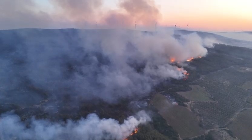Yangının büyüklüğü sabah daha iyi anlaşıldı