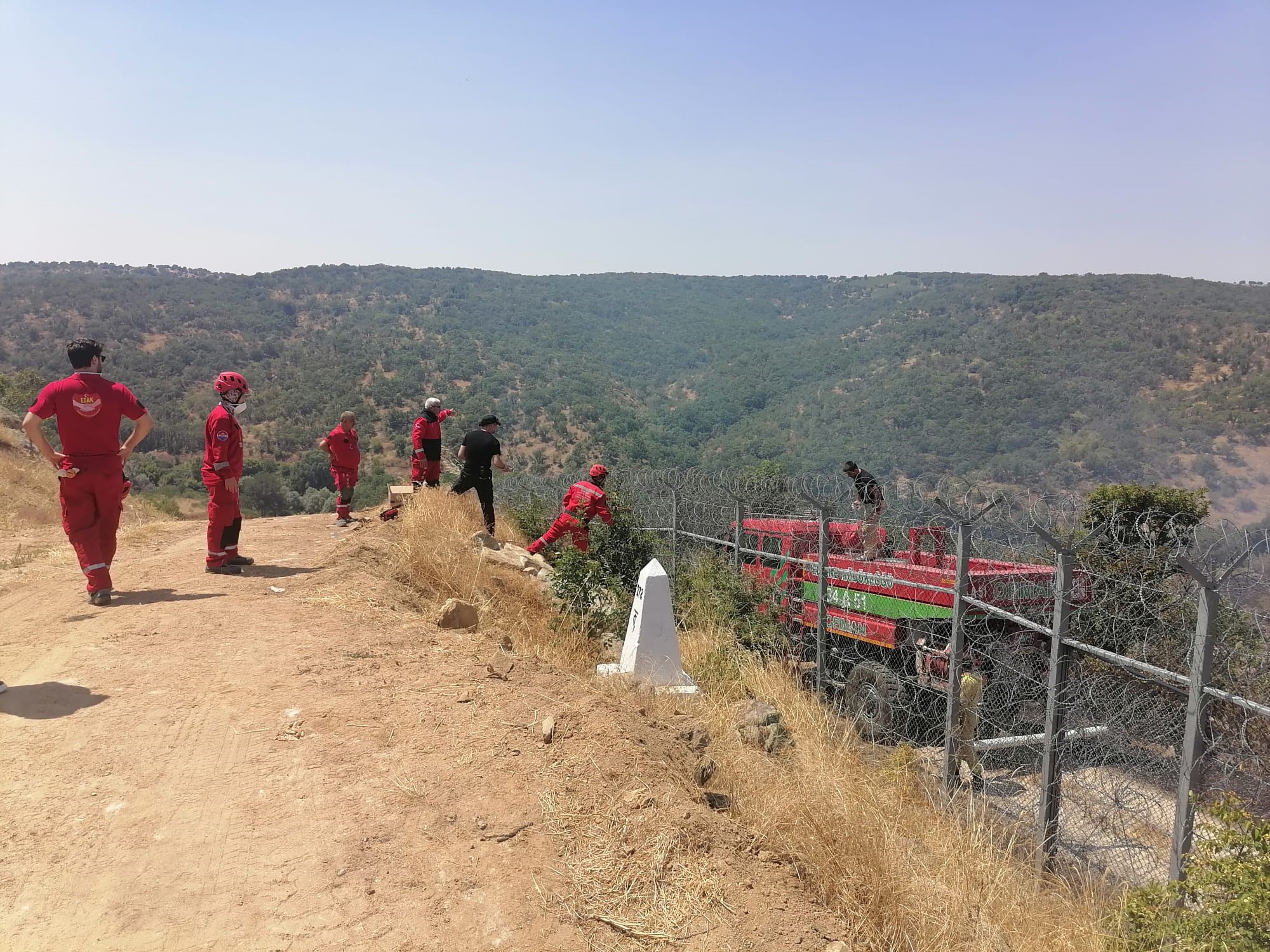 Bulgaristan’daki yangın Edirne’ye yaklaştı