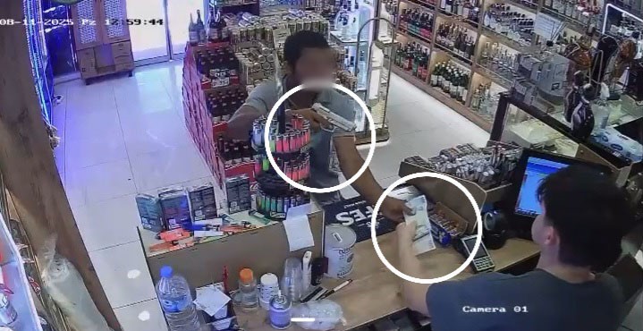 Büfede güpegündüz silahlı soygun!