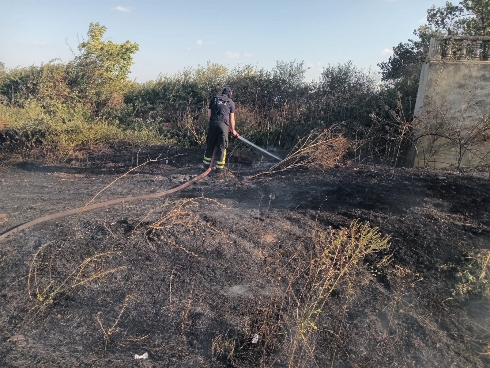 Muratlı’da korkutan yangın