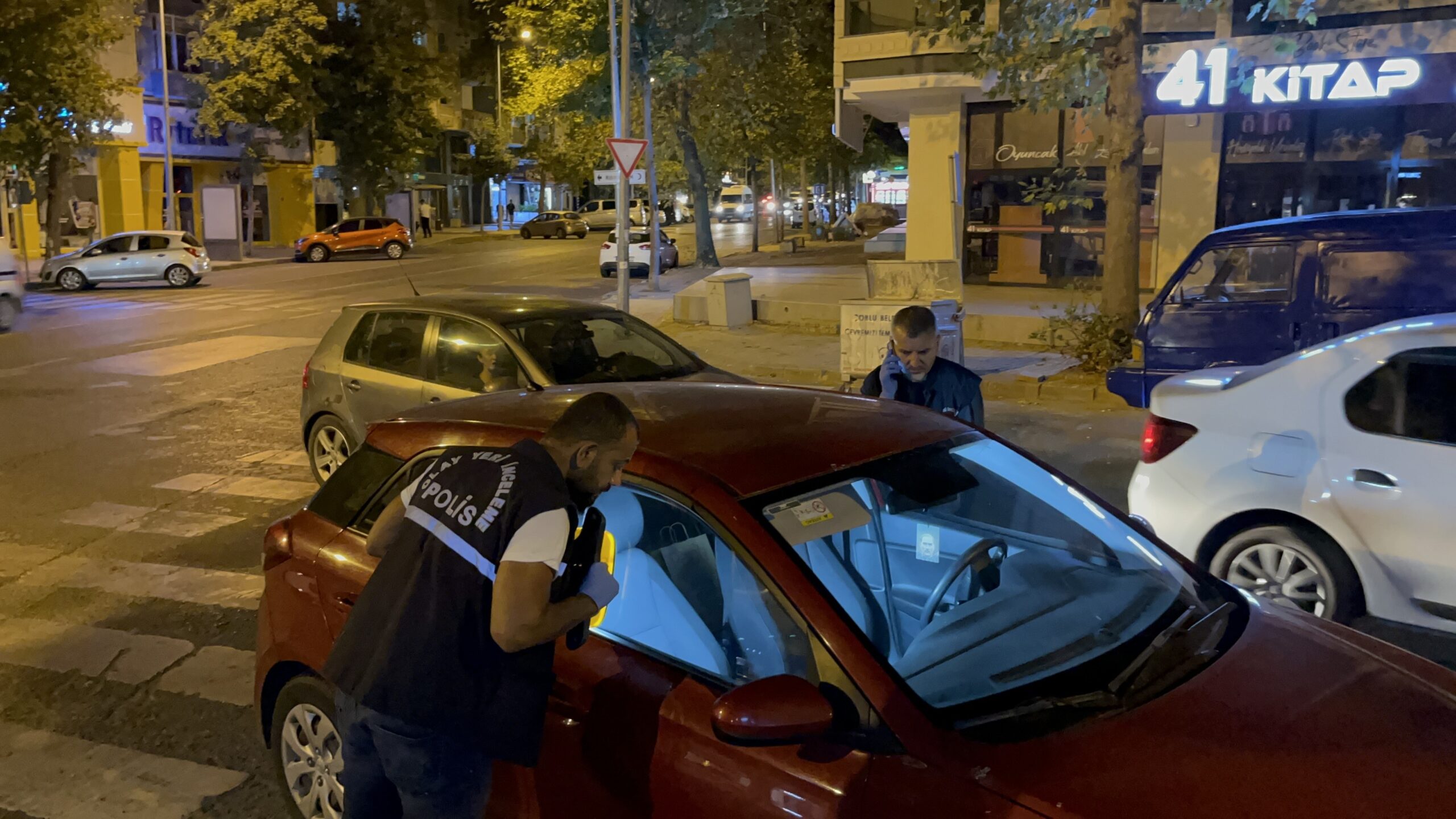 Çorlu’da yine bir araç tarandı: 1 ağır yaralı