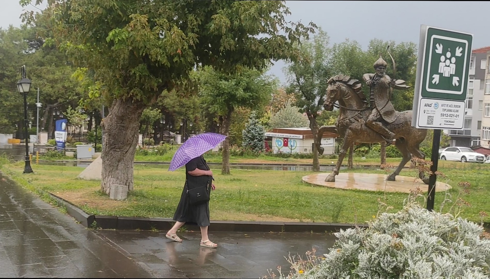 Süleymanpaşa’da yağmur sevinci