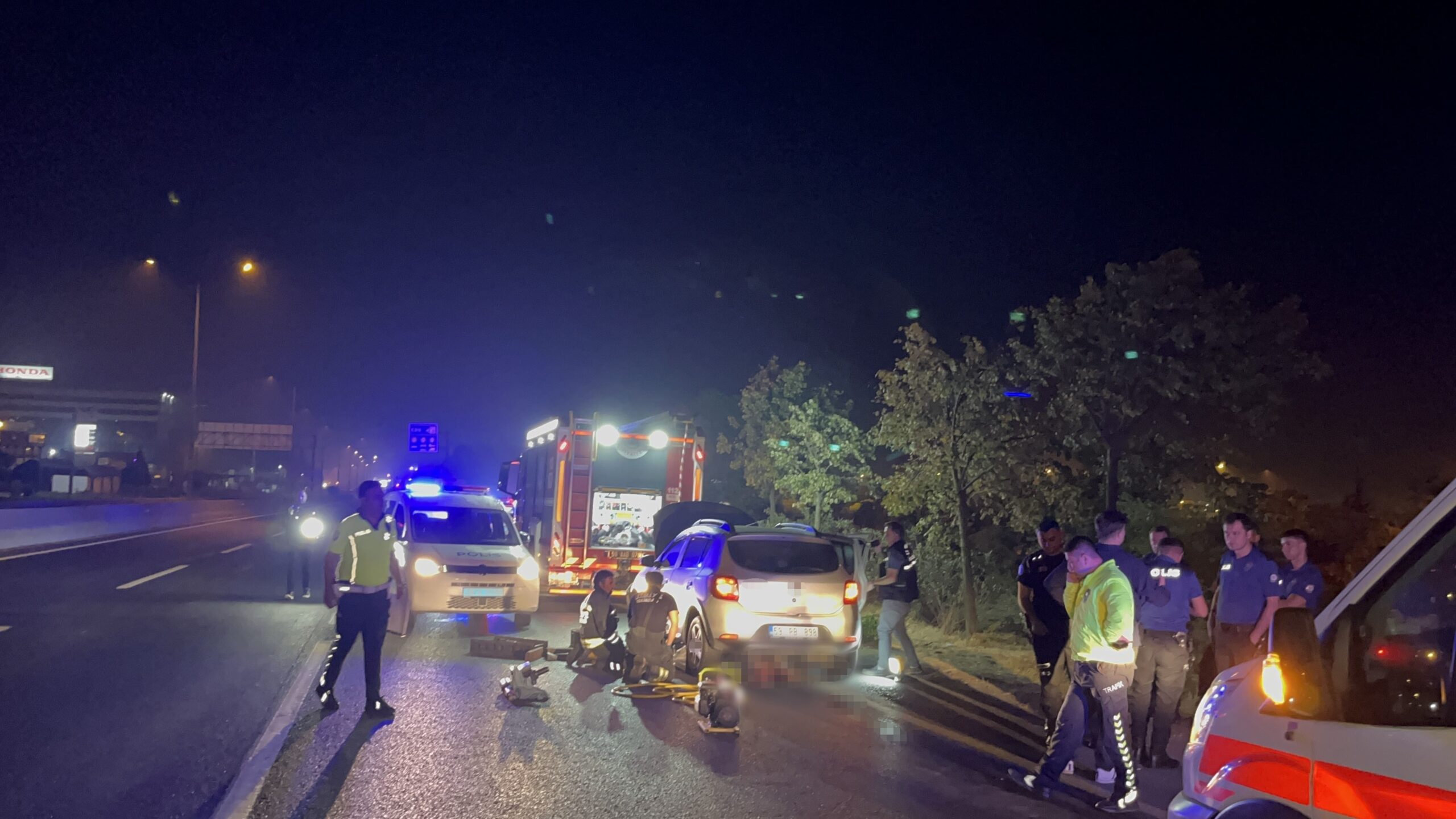 Tüyler ürperten kaza: Köpeğe çarptığını sanmış