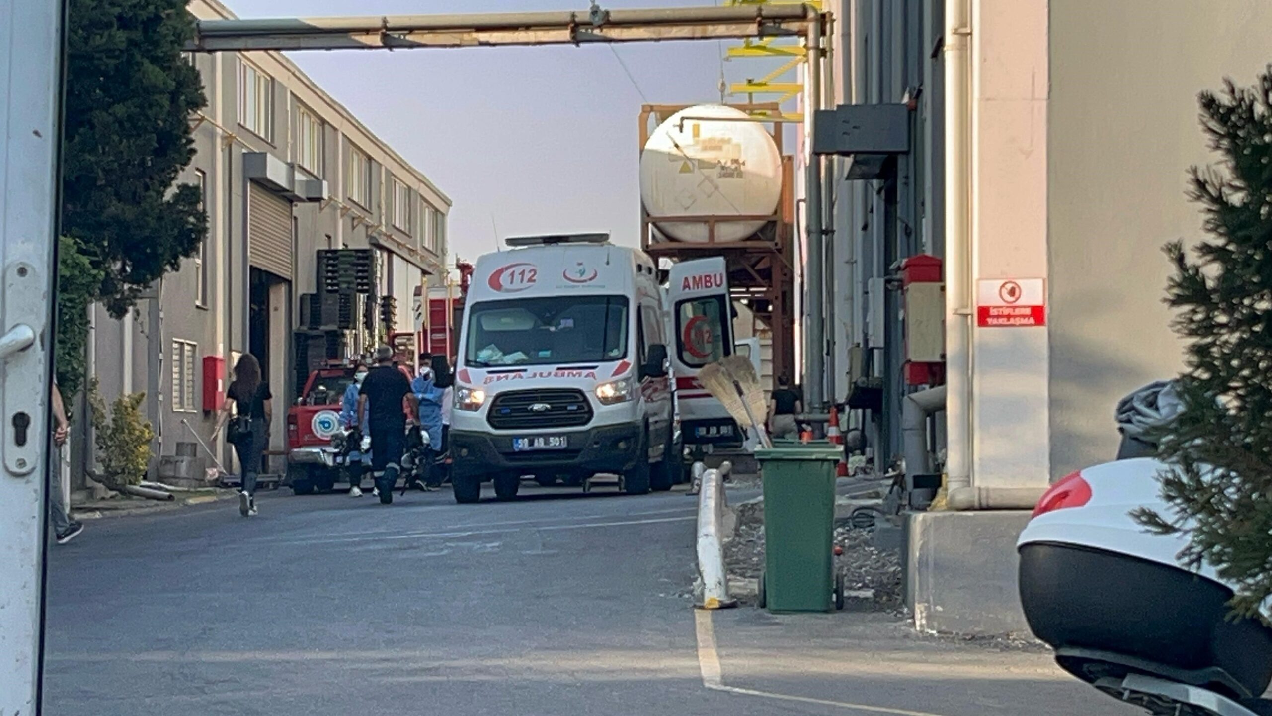 Boya fabrikasında iş kazası: 1 ölü, 1 yaralı