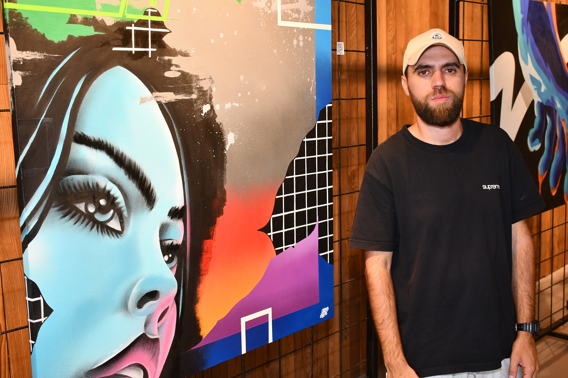 Trakya’nın ilk grafiti sergisini açtı