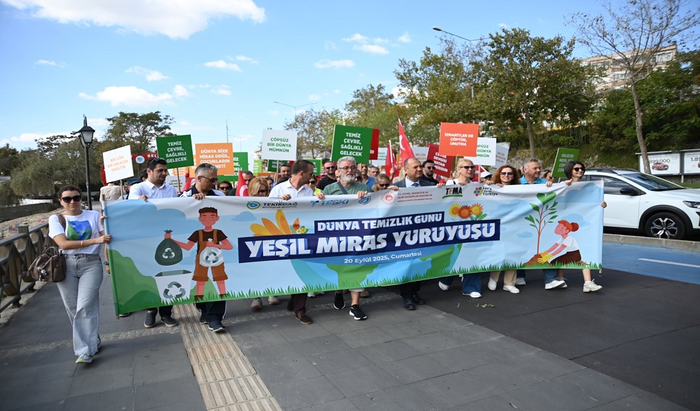 Çöpsüz bir gelecek için yürüdüler