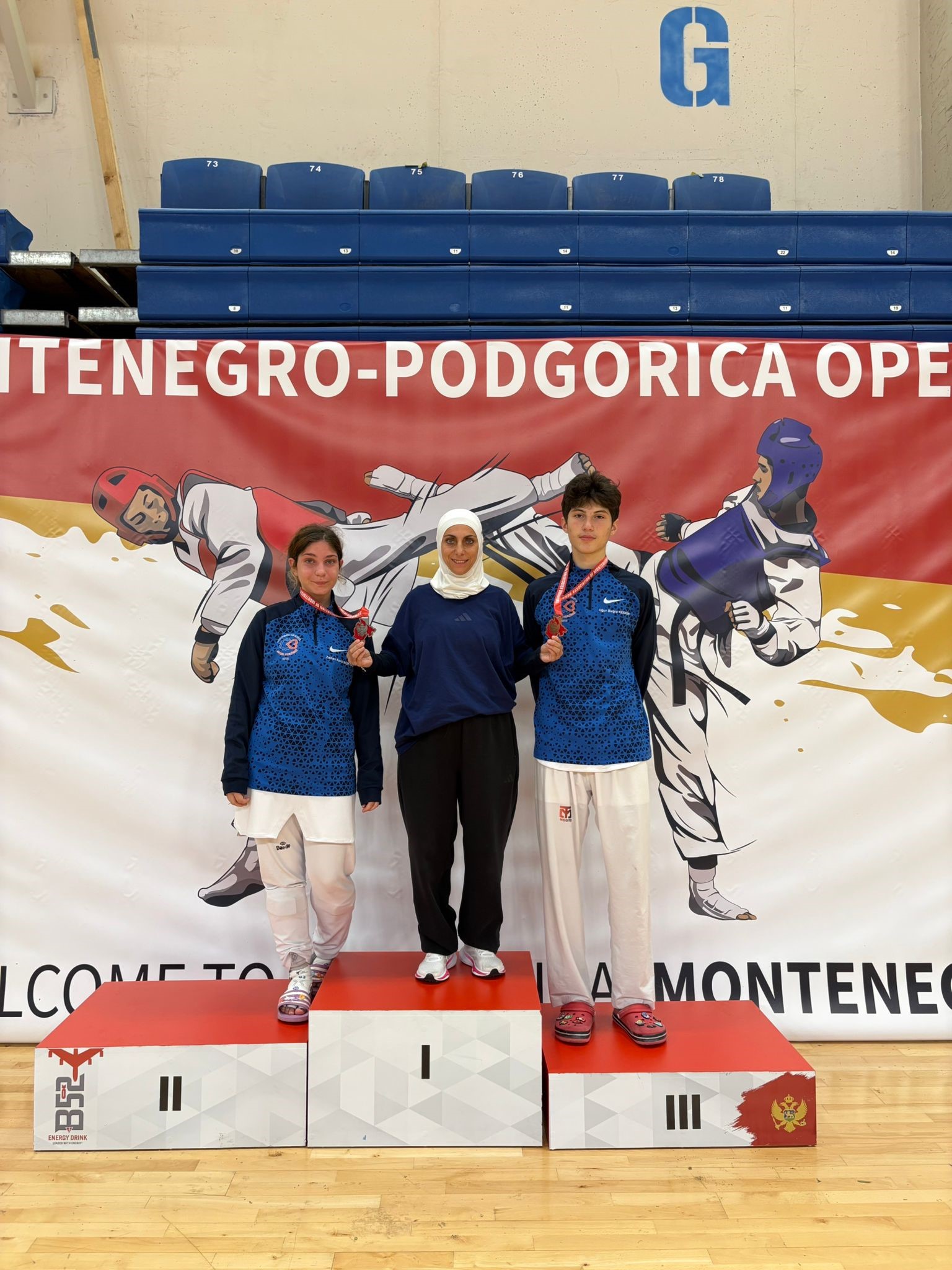 Karadağ’dan çifte madalya ile döndüler