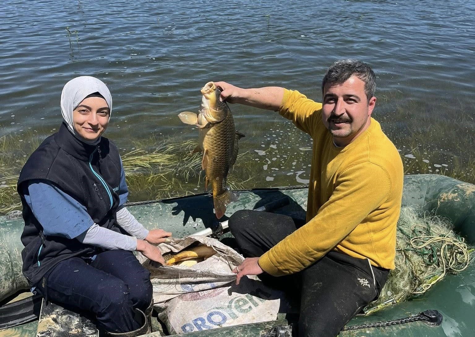 Gölette kaçak avcılığa geçit yok!